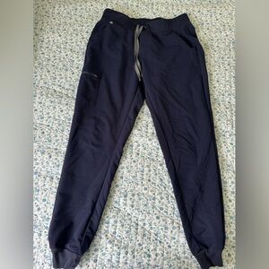 Blue Large Tall Fig jogger Scrubs